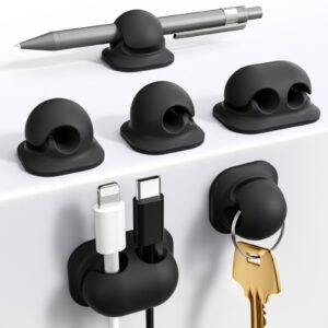 Universal Silicone Cable Clips (6-pack)