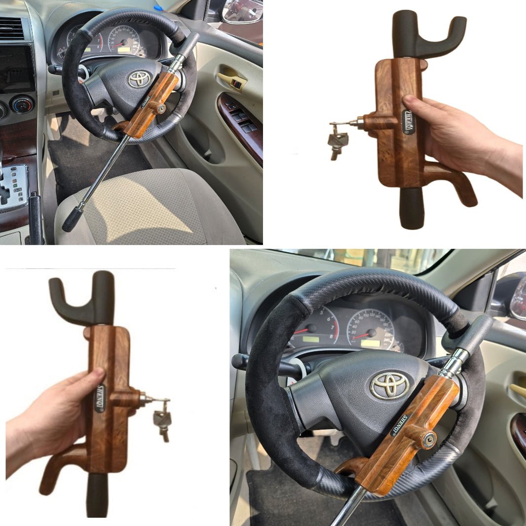 1 Pc Universal Steering Lock With Keys