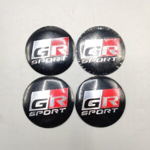 Universal 5.6mm Metal patri Wheel Logo in Premium Quality 4 Pcs Set